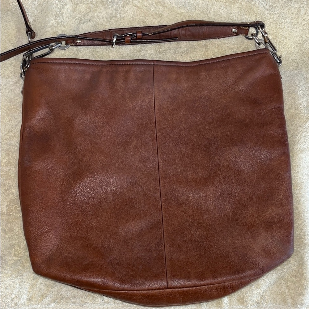 Coach‎ Madison Hobo Large Brown Leather Hobo Shoulder Tote Bag  No. K1360-27858 - Picture 3 of 12